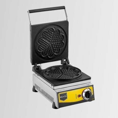 Remta W11 Sanayi Tipi Döküm Çiçek Model Waffle Makinası Elektrikli Çap 16 cm