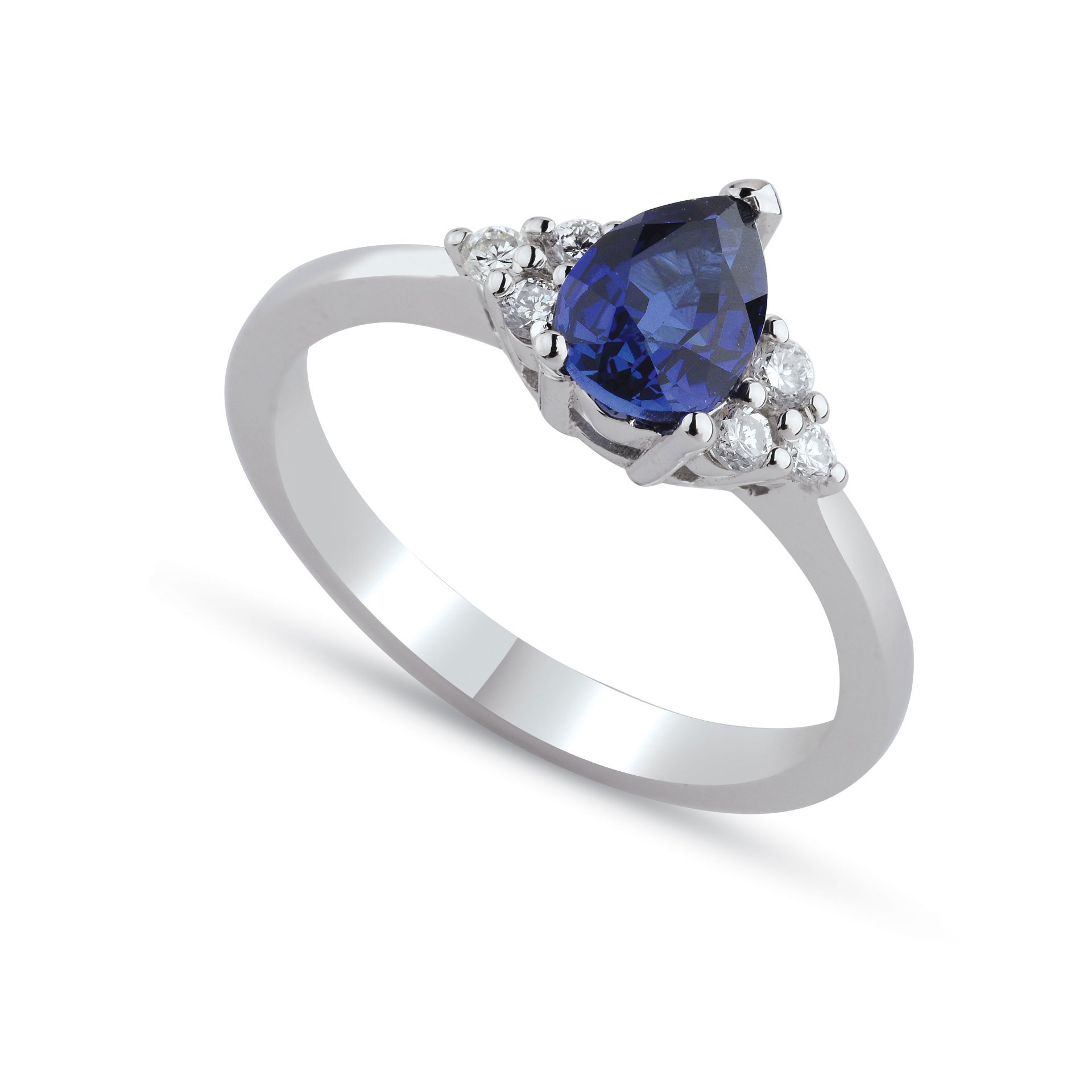 1,25 Karat Safir Pırlanta Yüzük