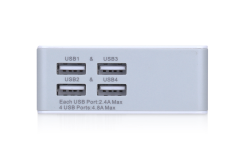 Evrensel (EU/UK/US) Seyahat Şarj Seti  4 x USB Port