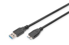 DIGITUS USB 3.0 Bağlantı Kablosu A/M mikro B/M 1 Metre
