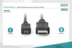 DIGITUS HDMI to Mini HDMI Bağlantı Kablosu 1 Metre