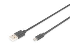 DIGITUS USB 2.0 Bağlantı Kablosu Type A - micro B M/M, 1 Metre