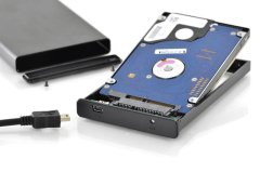 DIGITUS 2.5 SSD/HDD Gövde, SATA I-II - USB 2.0
