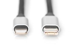 DIGITUS Veri/Şarj Kablosu Lightning-USB-C™, MFI, 1 Metre