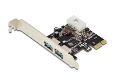DIGITUS USB 3.0  2 Bağlantı Noktası  PCI Express Eklenti Kartı