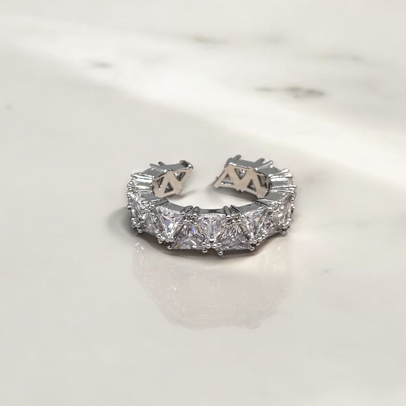 Tamtur Taşlı Yüzük Silver