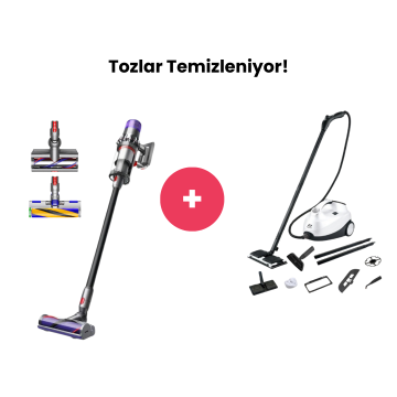 Tozlar Temizleniyor! (Dyson V15 Süpürge + Pirantech Buharlı Makine)