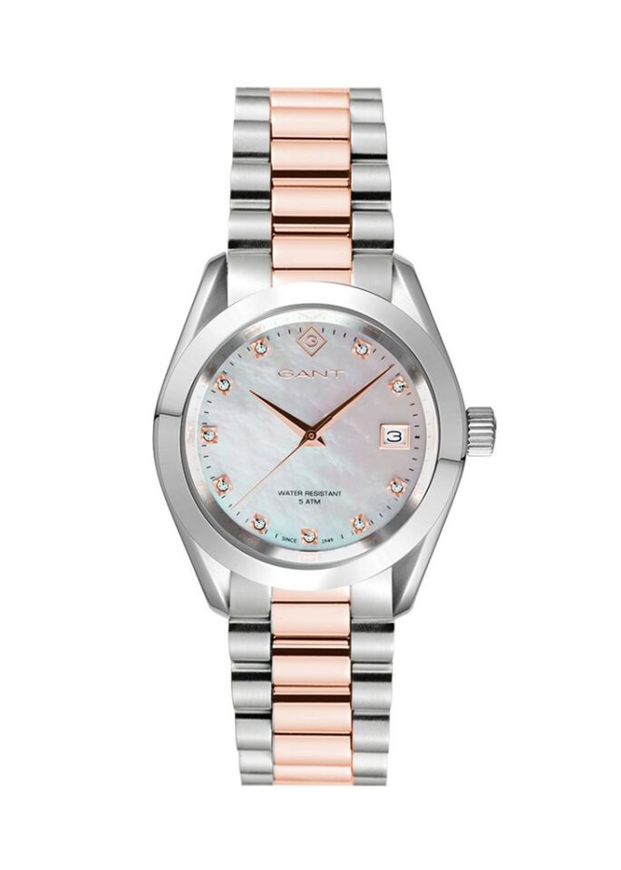 Gant G176104 Quartz Çelik Rose God/Gri 36 mm Kadın Kol Saati