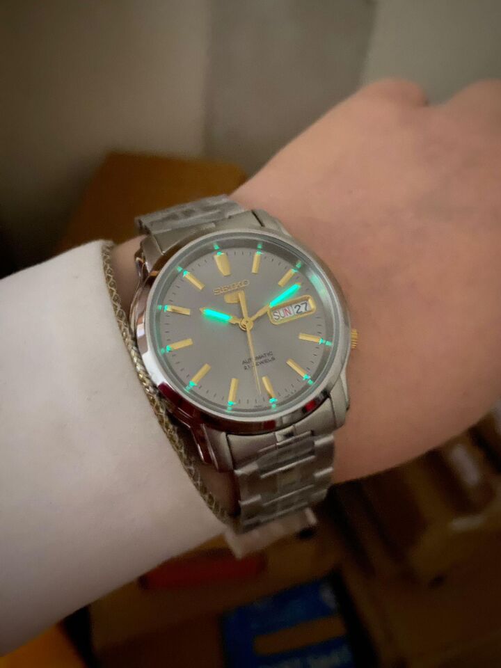 Seiko 5 SNKK67K1 Otomatik Çelik Gri 39 mm Erkek Kol Saati