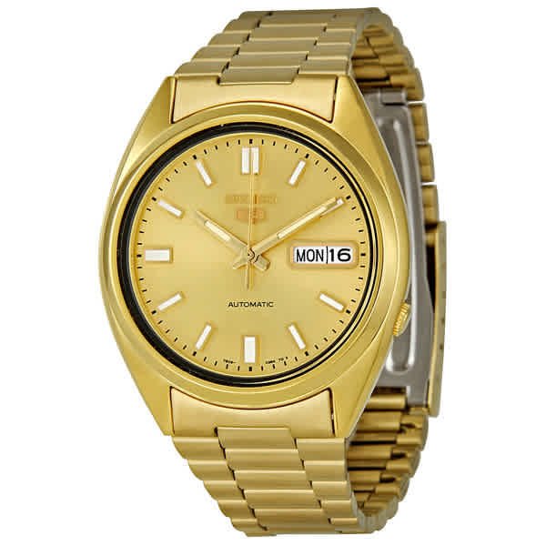 Seiko 5 SNXS80K1 Otomatik Çelik Altın Rengi 39 mm Erkek Kol Saati