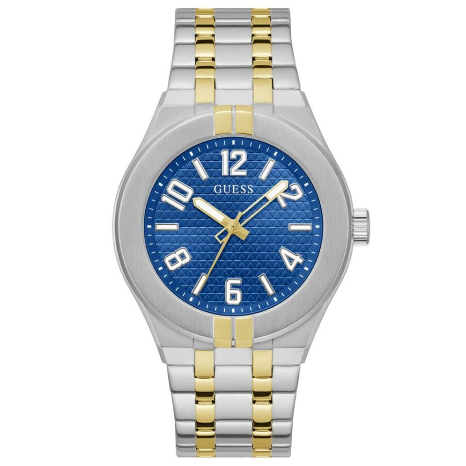 Guess GUGW0661G1 Quartz Çelik Gri Mavi Kadran 44 mm Erkek Kol Saati