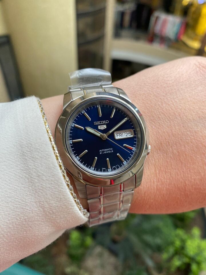 Seiko 5 SNKE51K1 Otomatik Çelik Gri Lacivert Kadran 39 mm Erkek Kol Saati