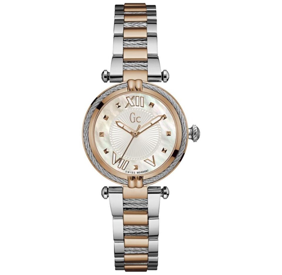 Guess Collection GCY18002L1MF 32 mm Rose Gold / Metalik Gri Kadın Saati MvStime