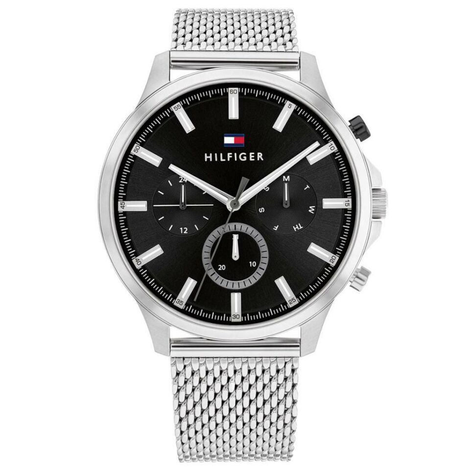 Tommy Hilfiger TH1710498 Quartz Hasır Gri 44 mm Erkek Kol Saati