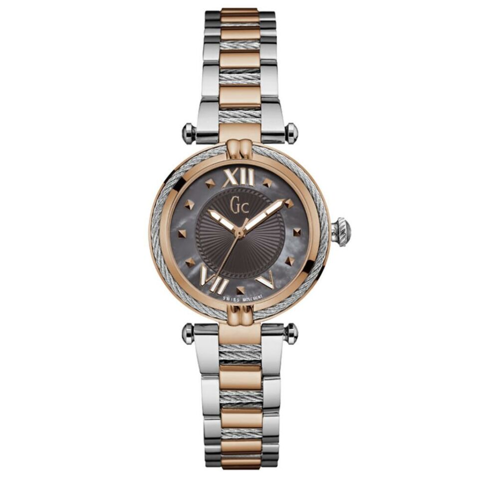 Guess Collection GCY18015L5 32 mm Rose Gold / Metalik Gri Kadın Kol Saati MvStime