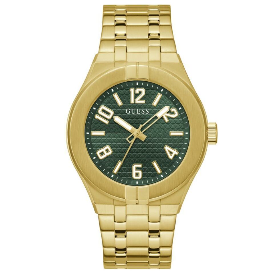 Guess GUGW0661G2 Quartz Çelik Gold Yeşil Kadran 44 mm Erkek Kol Saati