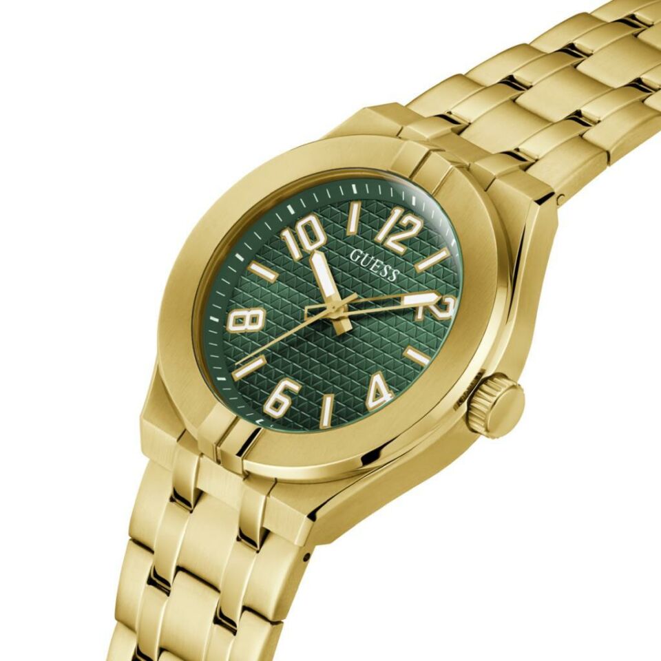 Guess GUGW0661G2 Quartz Çelik Gold Yeşil Kadran 44 mm Erkek Kol Saati