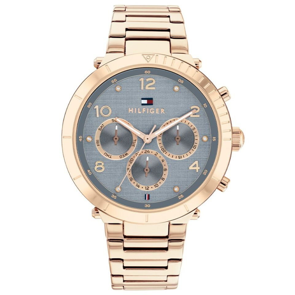 Tommy Hilfiger TH1782489 Quartz Çelik Rose Gri Kadran 38 mm Kadın Kol Saati