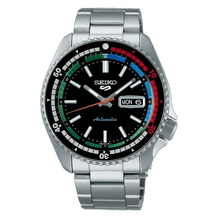 Seiko SRPK13K KurOtomatik Çelik Gri Siyah Kadran Hardlex Cam 10 ATM 43 mm Erkek Kol Saati