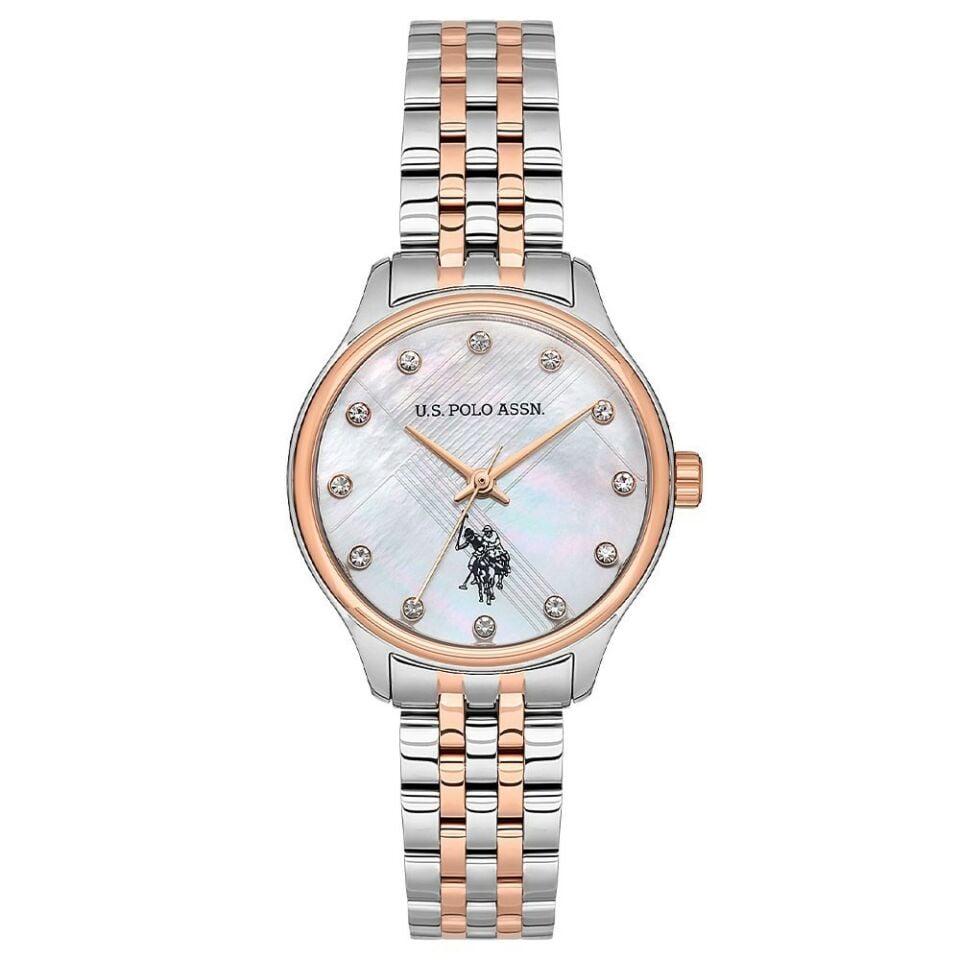 U.s. Polo Assn. USPA2071-04 Quartz Çelik Rose/Gri Sedef Kadran 30 mm Kadın Kol Saati