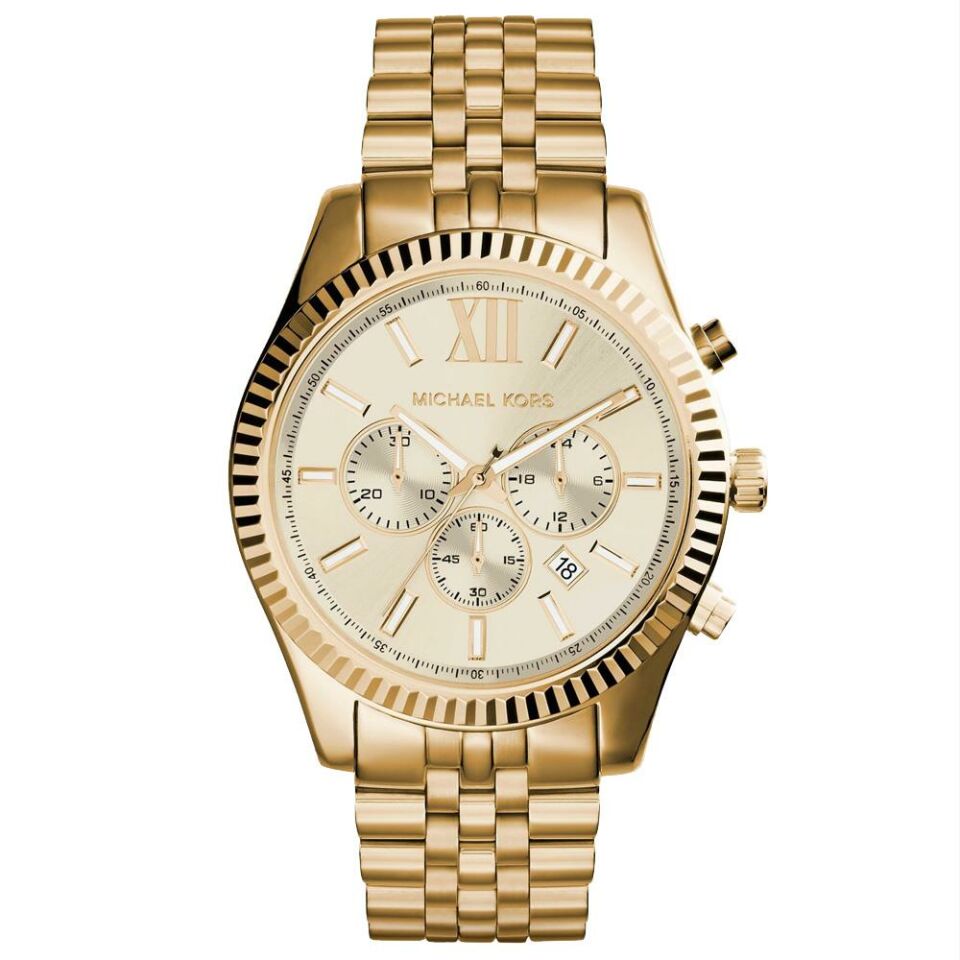 Michael Kors MK8281 44 mm Altın Rengi Erkek Kol Saati