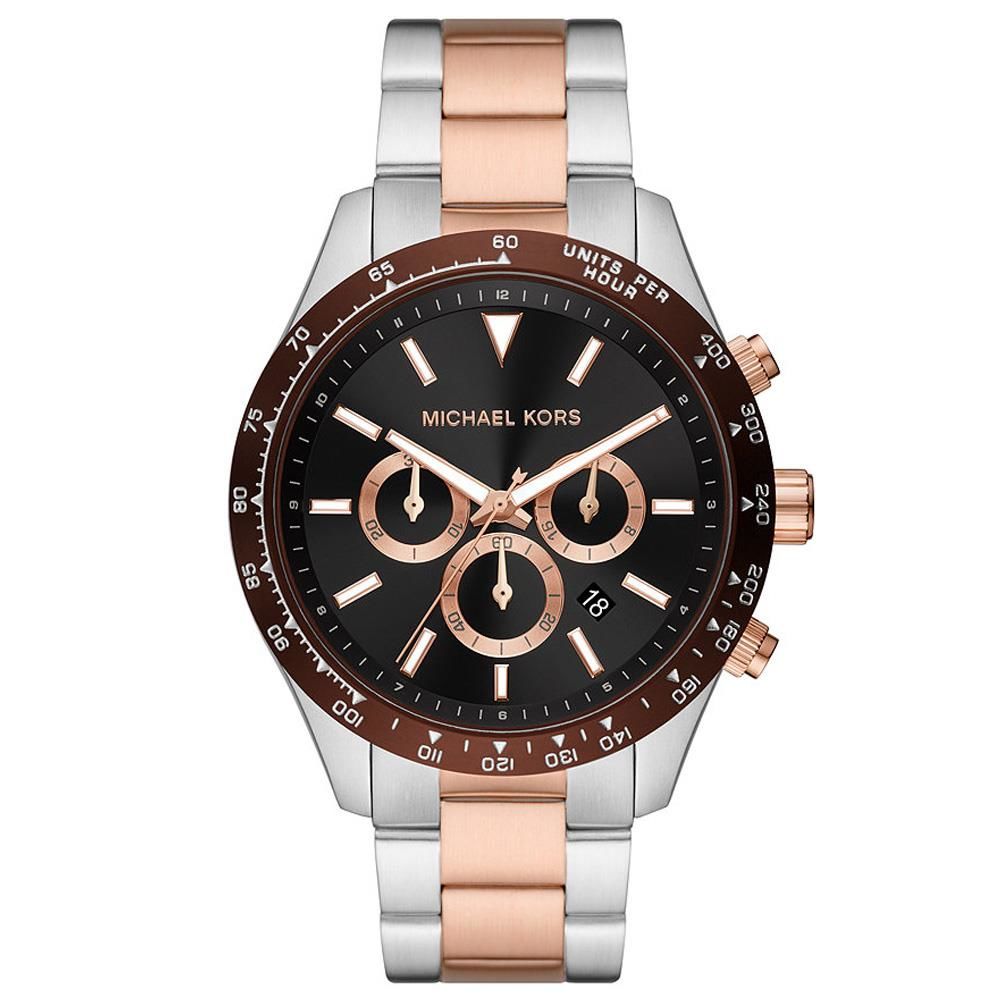 Michael Kors MK8913 45 mm Rose Gold / Metalik Gri Erkek Kol Saati