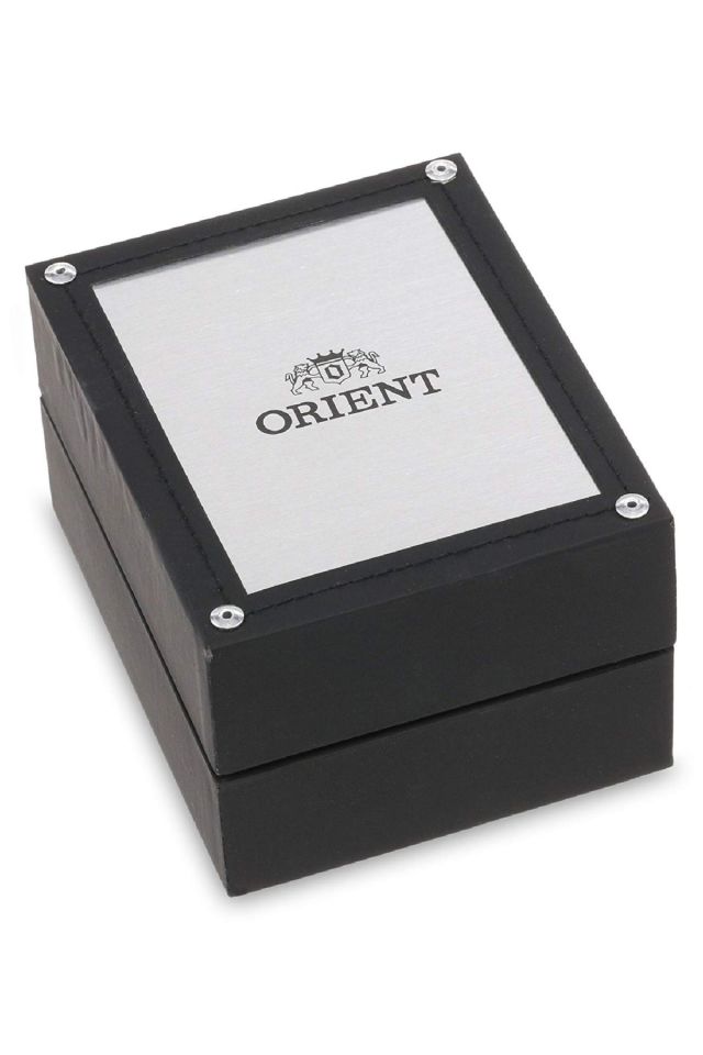 Orient FKV01001B0 Quartz Çelik Gri Siyah Kadran Kristal Cam 44 mm Erkek Kol Saati