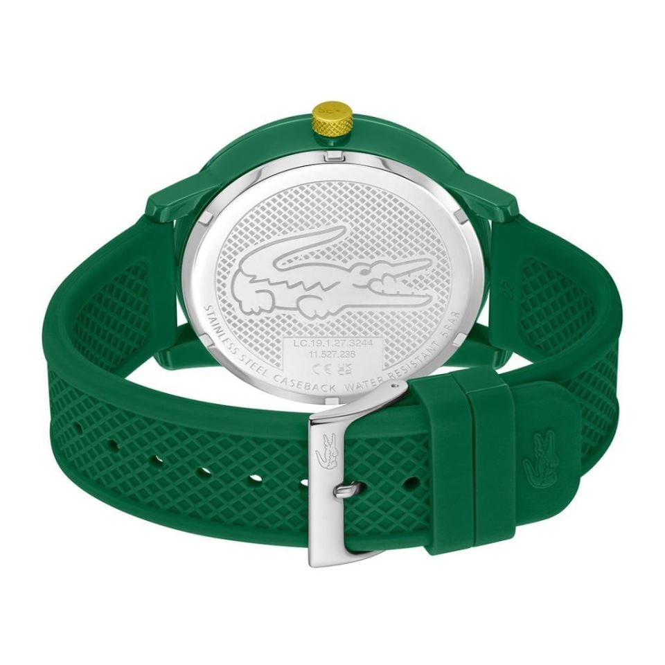 Lacoste 2011316 Quartz Silikon Yeşil 48 mm Erkek Kol Saati