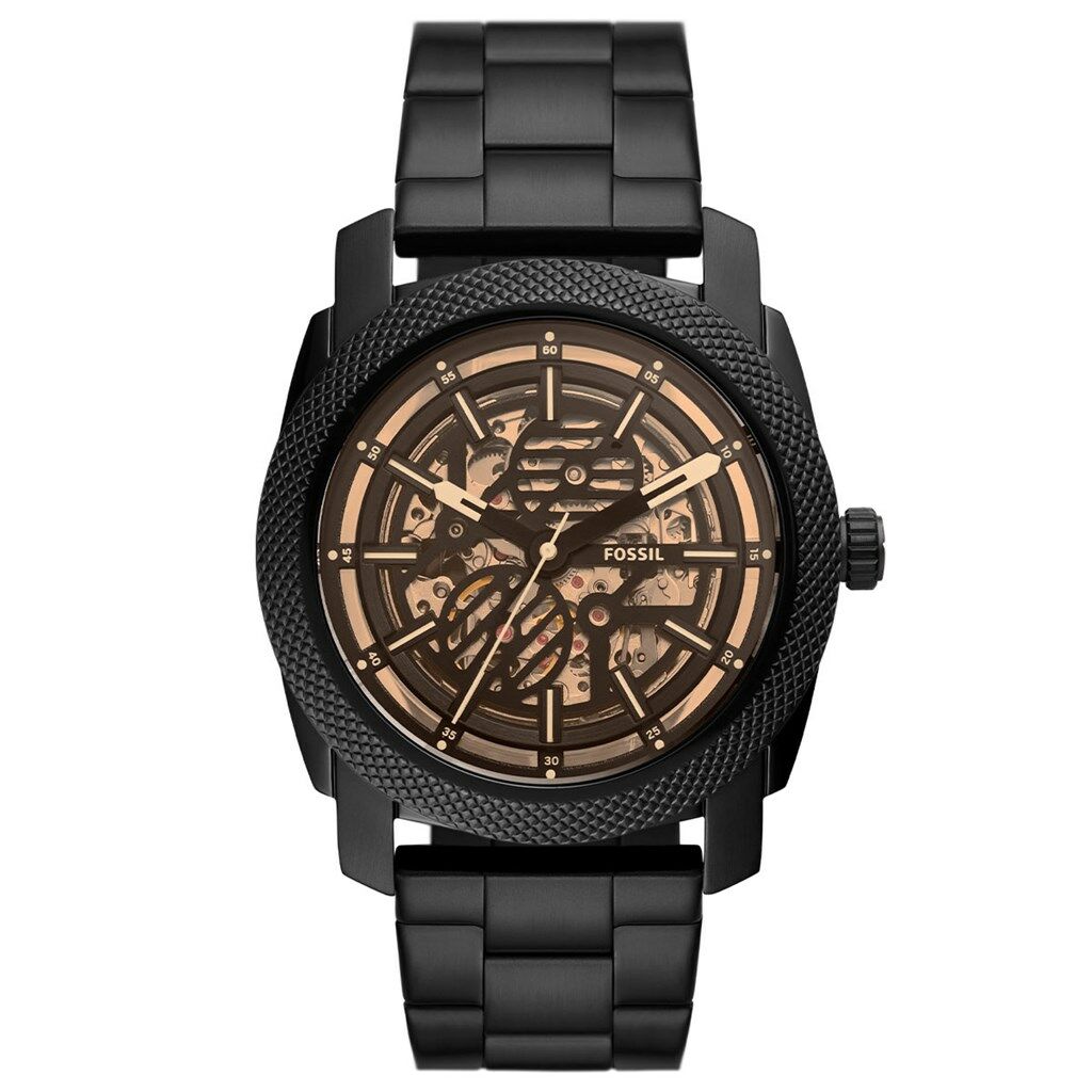 Fossil FME3253 Otomatik Çelik Siyah 45 mm Erkek Kol Saati