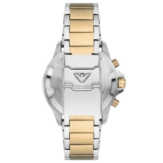 Emporio Armani AR11586 Altın/Gri Yeşil Kadran 43 mm Erkek Kol Saati