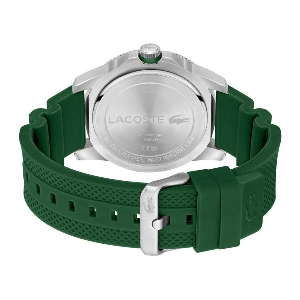 Lacoste 2011332 Quartz Silikon Yeşil 46 mm Erkek Kol Saati