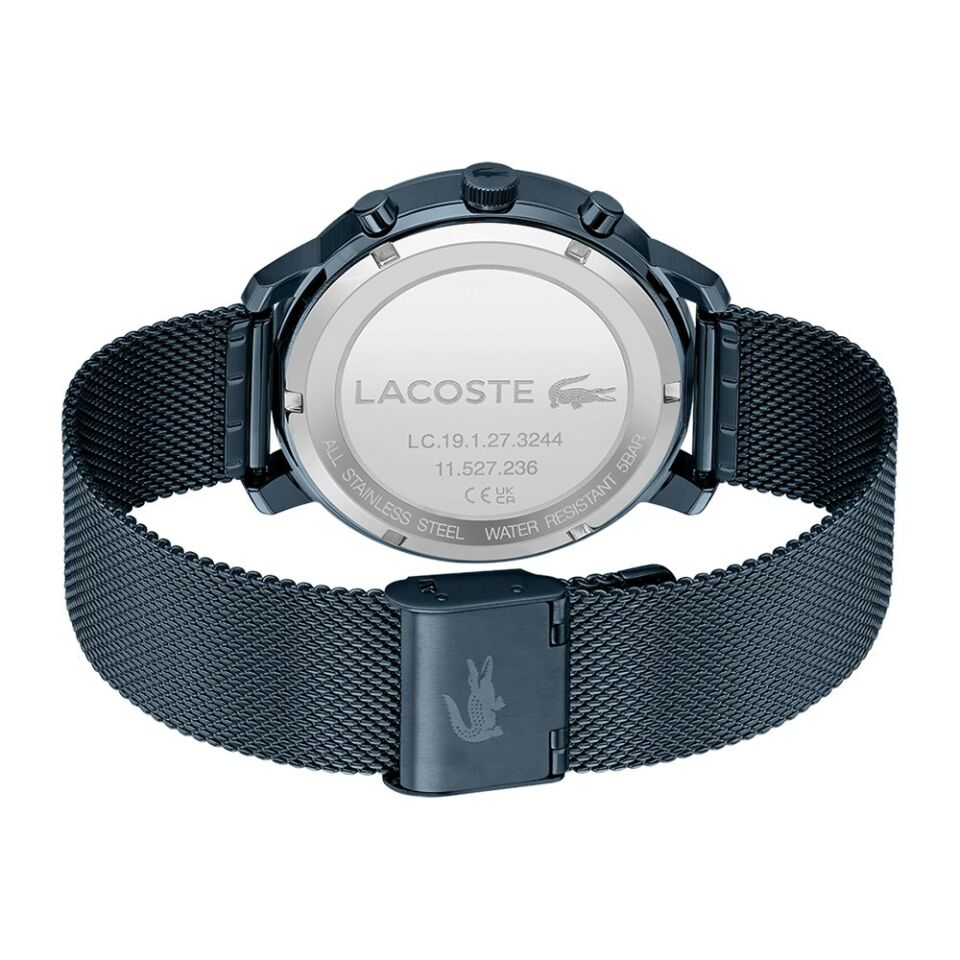 Lacoste LAC2011196 Quartz Hasır Lacivert 44 mm Erkek Kol Saati