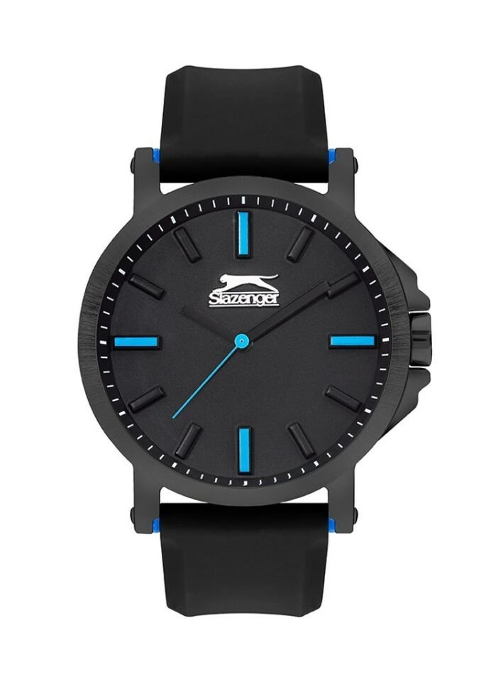 Slazenger SL.09.2220.1.04 Quartz Silikon Siyah 48 mm Erkek Kol Saati