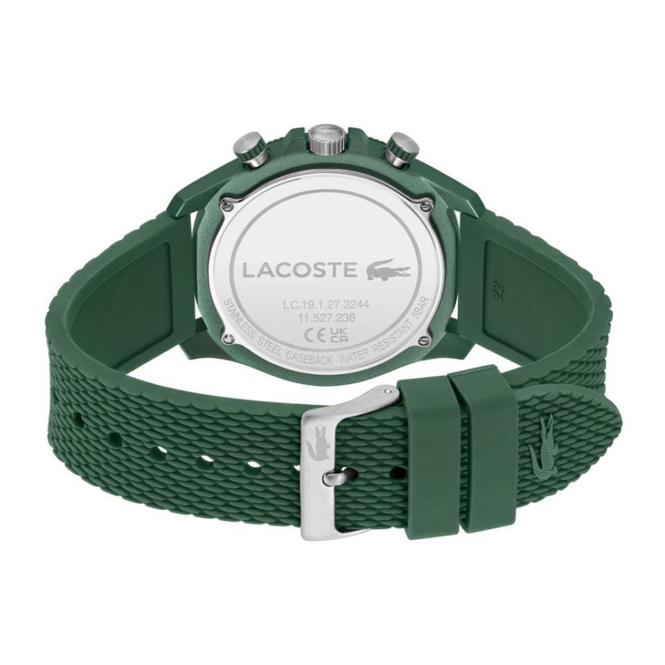 Lacoste 2011328 Quartz Silikon Yeşil 43 mm Erkek Kol Saati