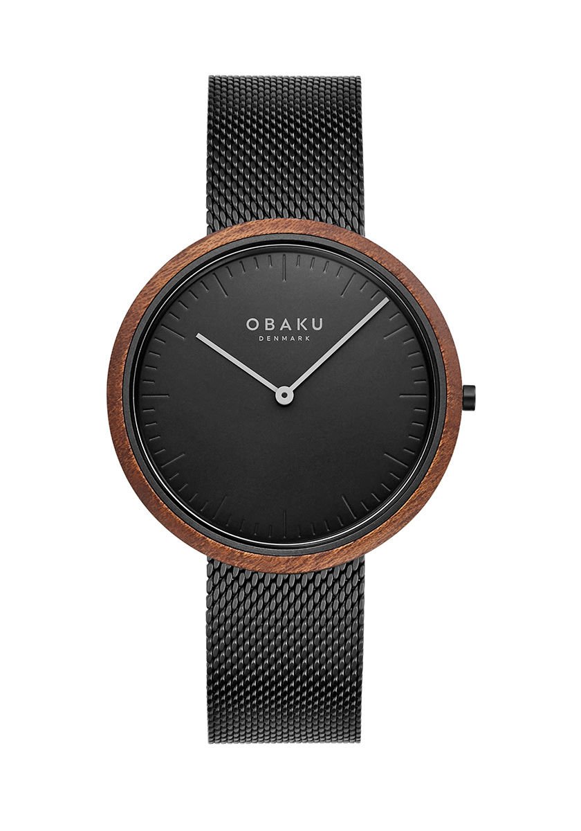 Obaku Denmark V245GXBBMB Quartz Safir Kristal 40 mm Erkek Kol Saati