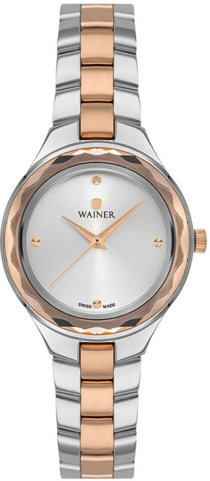 Wainer WA.18041-A Quartz Swiss Made Çelik Gri/Rose 34 mm Kadın Kol Saati