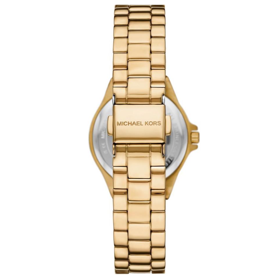 Michael Kors MK7395 Quartz Çelik Altın Rengi Yeşil Kadran 30 mm Kadın Kol Saati