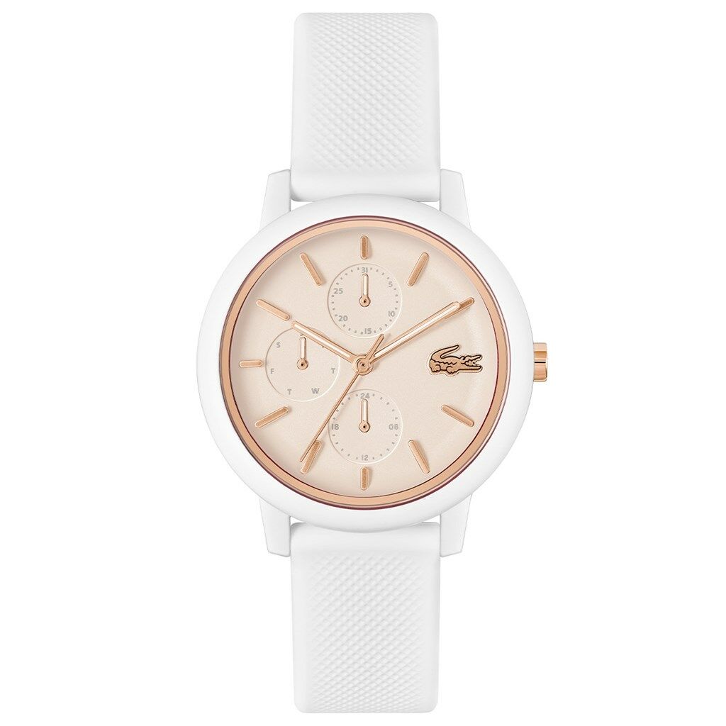 Lacoste LAC2001326 Quartz Silikon Beyaz 38 mm Kadın Kol Saati