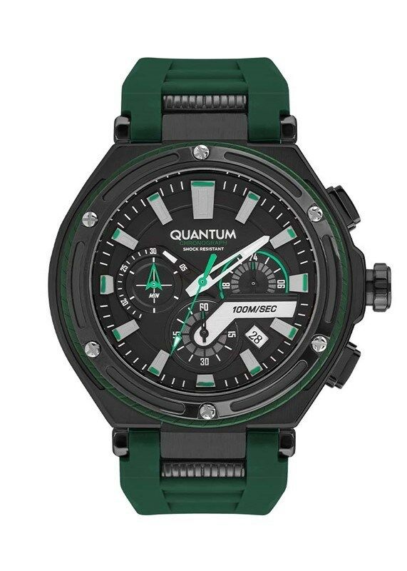 Quantum HNG1010.655 50 mm Yeşil Erkek Kol Saati