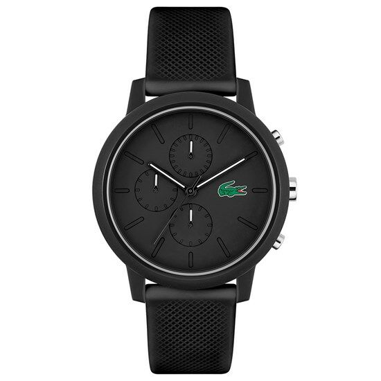 Lacoste LAC2011243 Quartz Silikon Siyah 43 mm Erkek Kol Saati