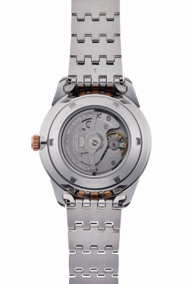 Orient RA-AX0001S0HB KurOtomatik Çelik Rose/Gri Beyaz Kadran Kristal Cam 42 mm Erkek Kol Saati