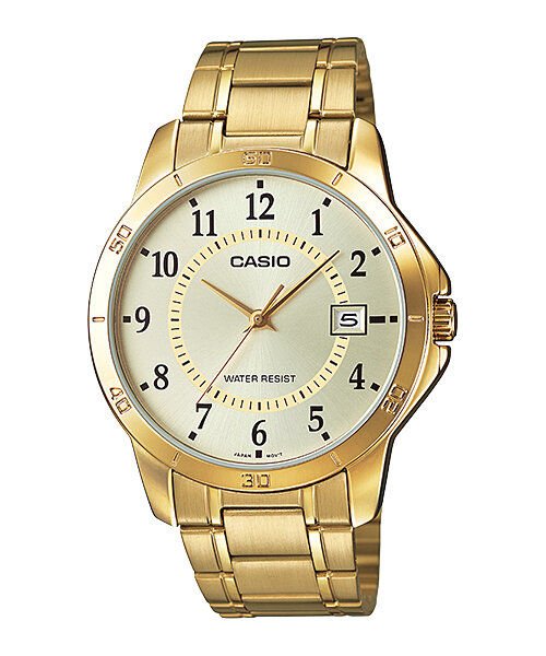 Casio MTP-V004G-9BUDF Quartz Çelik Altın Rengi 42 mm Erkek Kol Saati