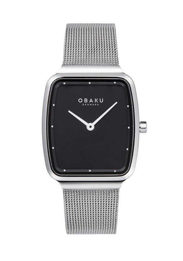 Obaku Denmark V267LXCBMC Hasır Çelik Gri Tem Lille 27 mm Kadın Kol Saati