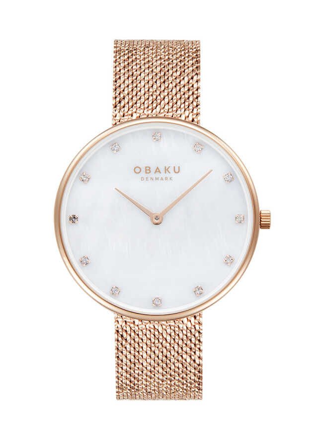 Obaku Denmark V288LXVWHV Quartz Safir Cam 36 mm Kadın Kol Saati