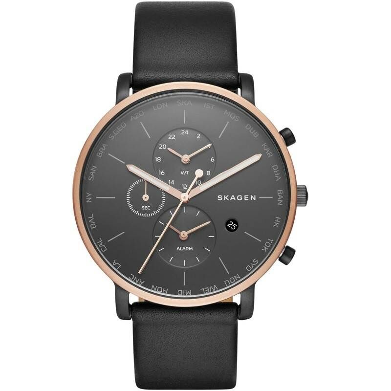 Skagen SKW6300 42 mm Deri Kordonlu Erkek Kol Saati