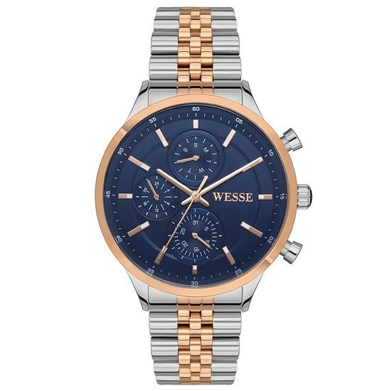 Wesse WWG207401 Çelik Rose Gold/Metalik Gri 43 mm Erkek Kol Saati