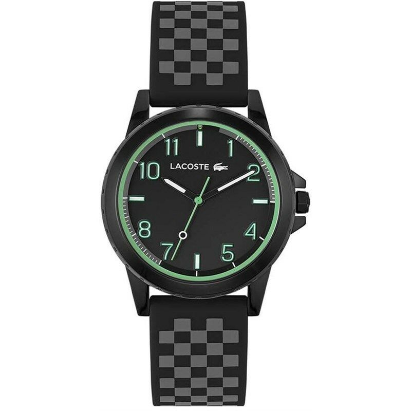 Lacoste LAC2020149 Quartz Silikon Siyah-Gri 36 mm Unisex Kol Saati