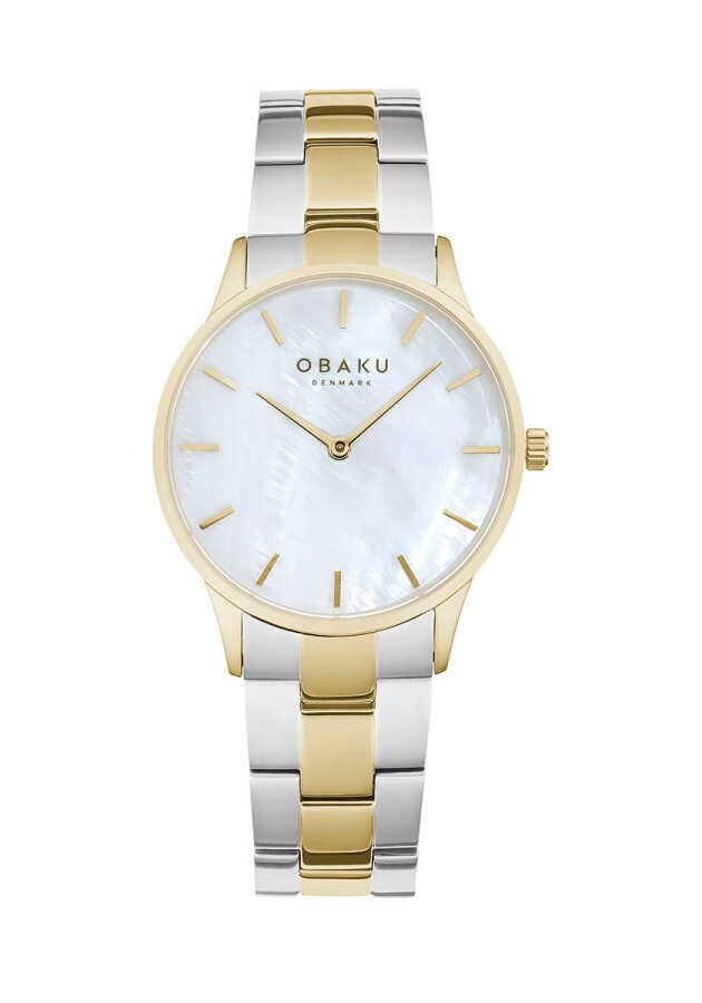 Obaku Denmark V247LXGWSF Quartz Çelik Kristal Cam 35 mm Kadın Kol Saati