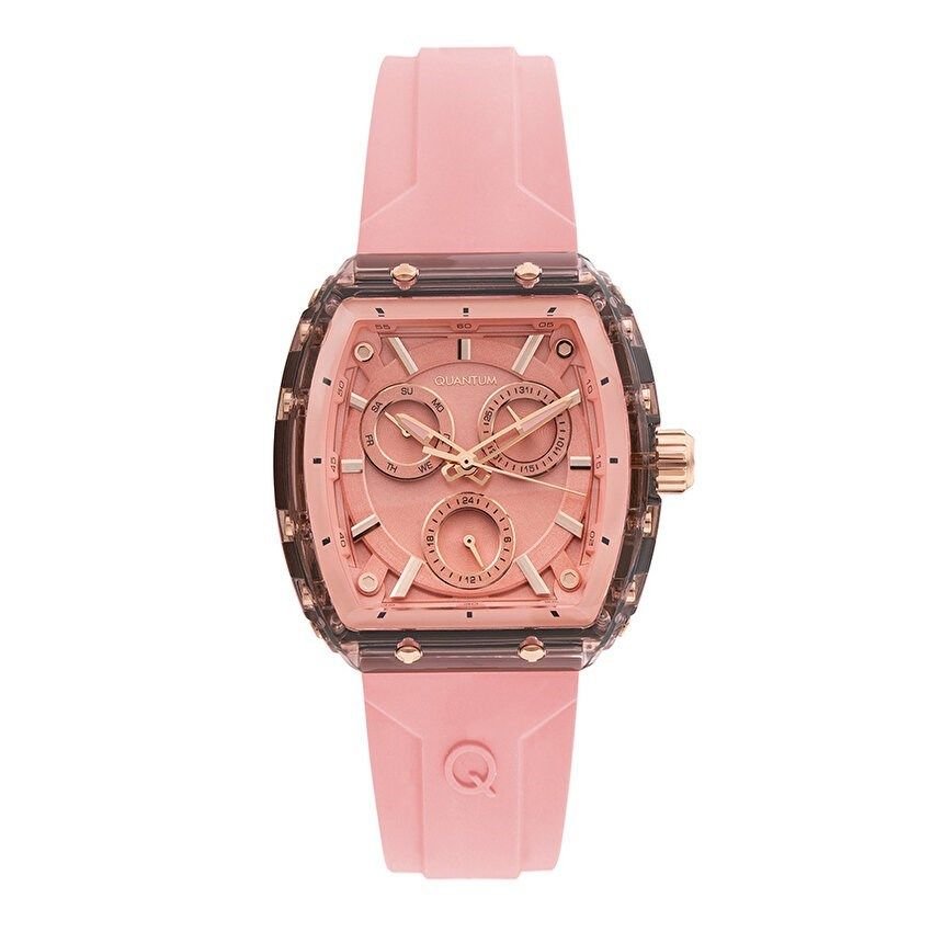 Quantum IML1110.087 Quartz Silikon Pembe 38 mm Kadın Kol Saati