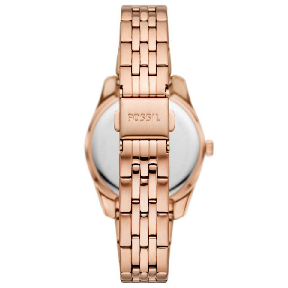 Fossil FES5324 Quartz Çelik Rose Gold Kahverengi Kadran 32 mm Kadın Kol Saati